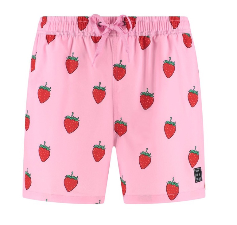 Strawberry, Men's swimming trunks