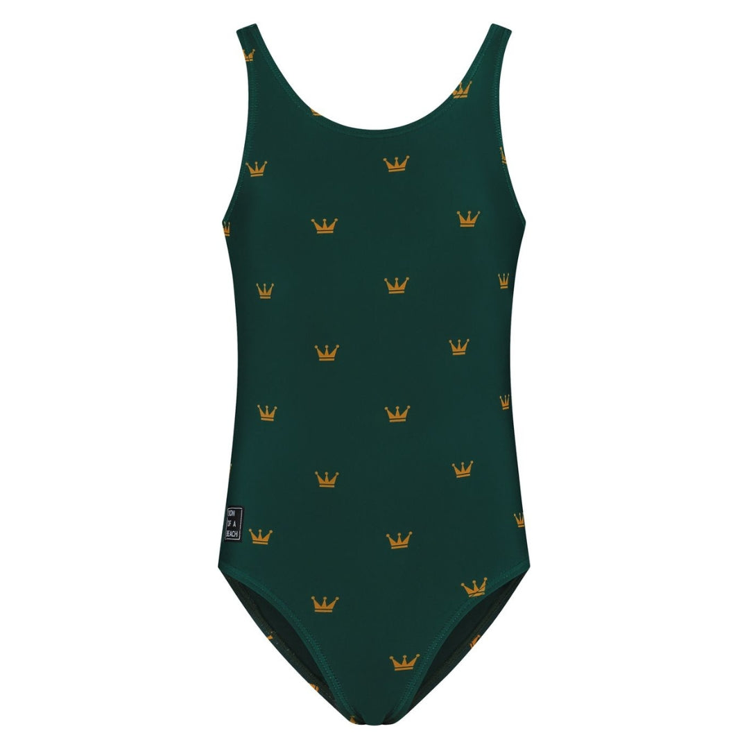 König, Mädchen Badeanzug