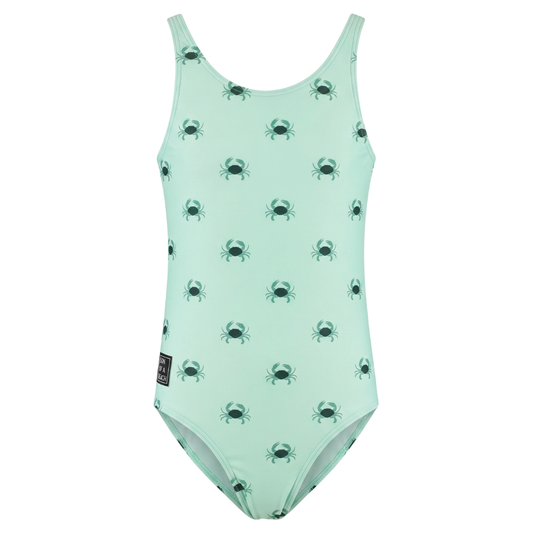 Krabbe, Grün, Mädchen Badeanzug
