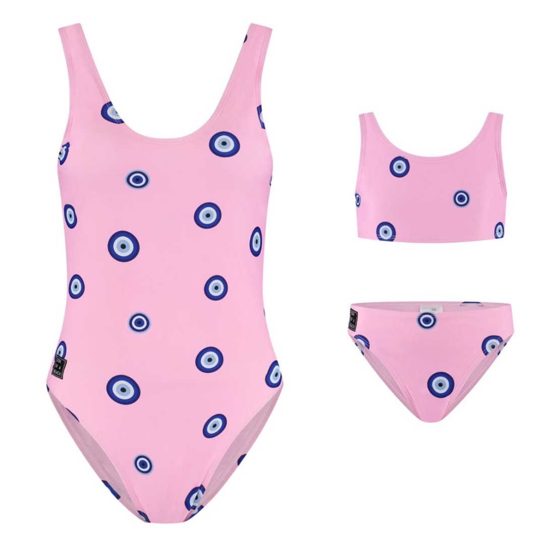 Eye, Pink, Mutter & Tochter Badeanzug / Bikini