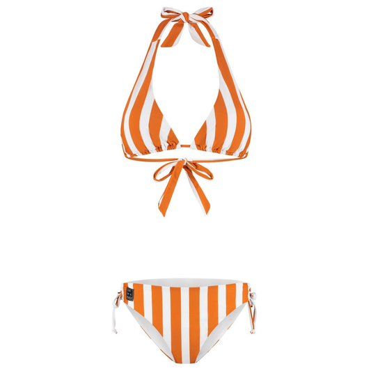 Smiley, Blue, Women's Bikini