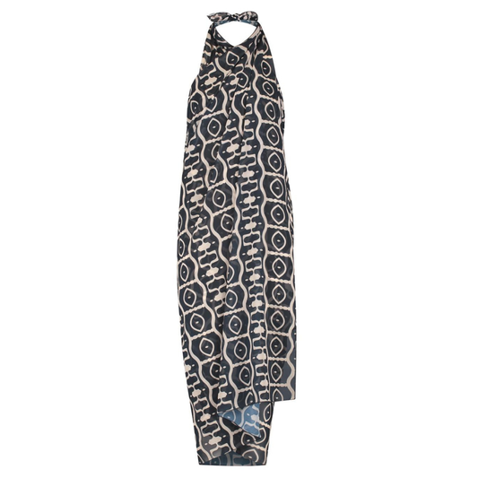 Abstract, Black, Women's shawl