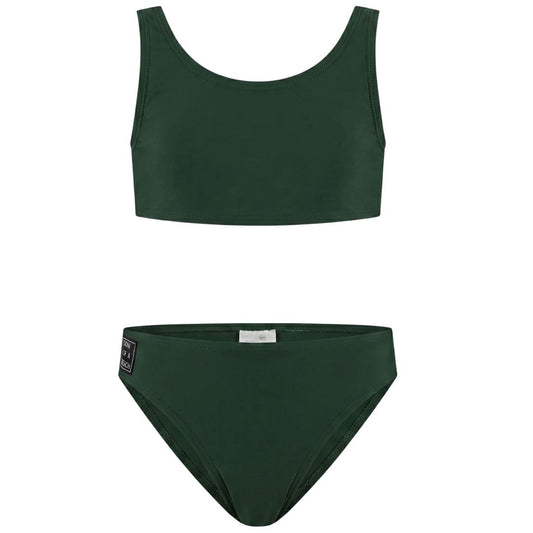 Solid, Grün, Mädchen Bikini